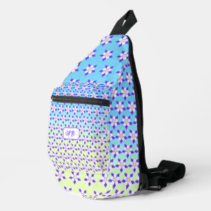 Columbine Sling Bag Blue and Yellow