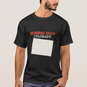 Columbine Valley Colorado USA State America Travel T-Shirt
