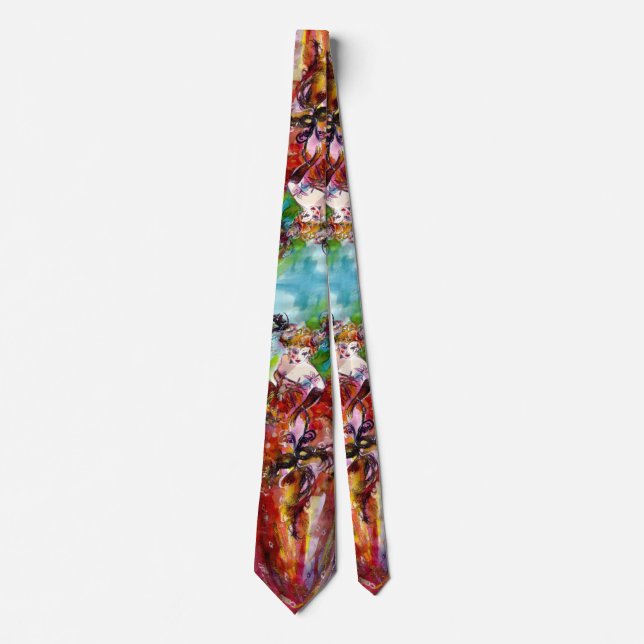 COLUMBINE / VENETIAN MASQUERADE TIE (Front)