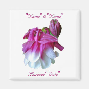 Columbine Wedding Magnet to Personalise