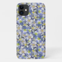 Columbines Seamless Pattern