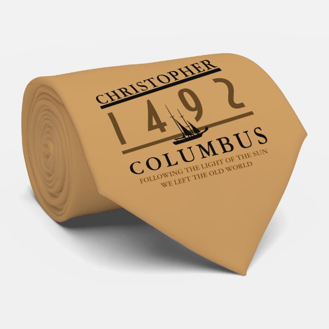 Columbus 1492 tie (Rolled)