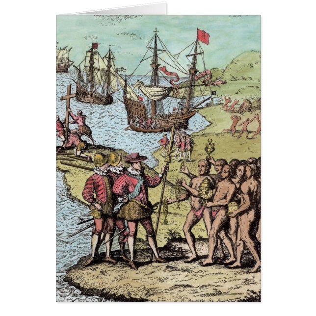 Columbus at Hispaniola (Front)