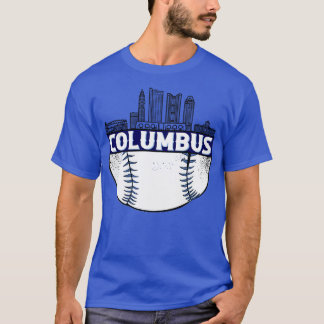 Columbus Baseball Cityscape Lover T-Shirt