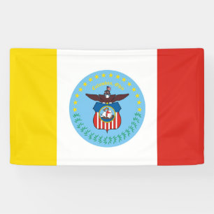 Columbus city flag Ohio USA united states america Banner