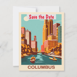 Columbus City, Ohio, Waterfront,  Save The Date