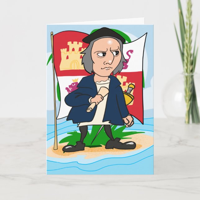 Columbus Day Card (Front)