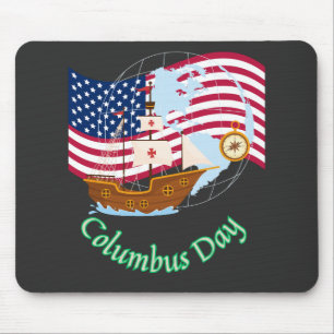 Columbus Day Mouse Mat