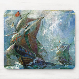Columbus Day Mouse Mat