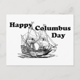 Columbus Day Postcard