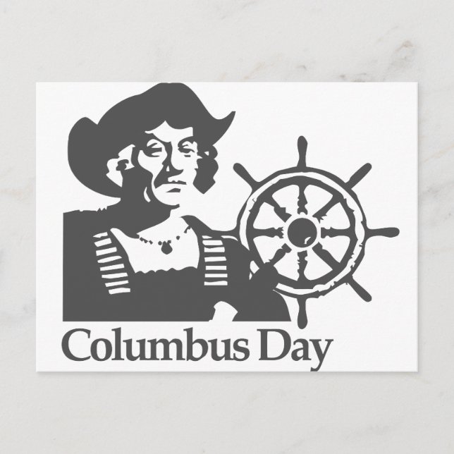 Columbus Day Postcard (Front)