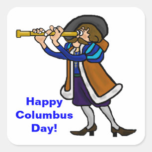 Columbus Day Stickers or Name Tags
