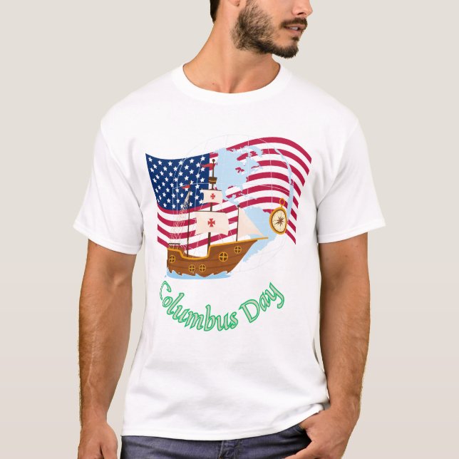 Columbus Day T-Shirt (Front)
