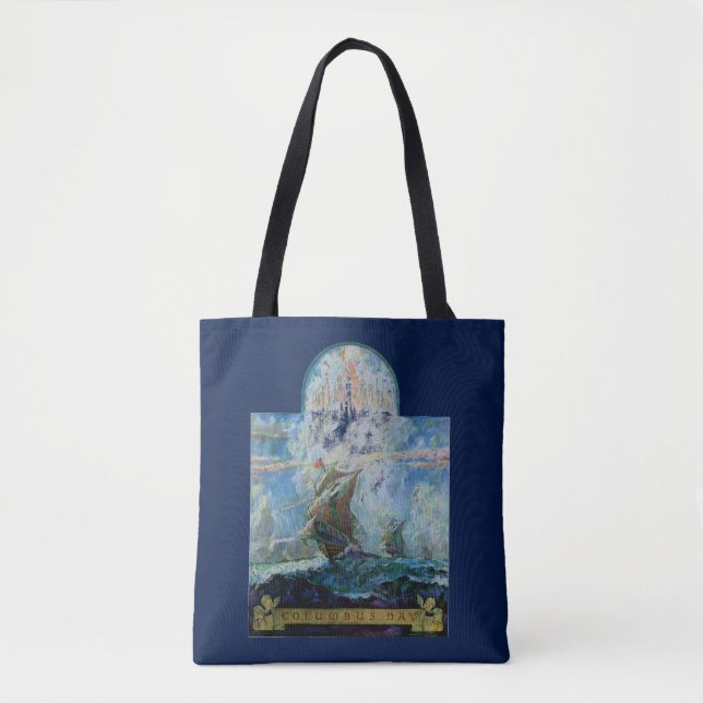Columbus Day Tote Bag (Front)