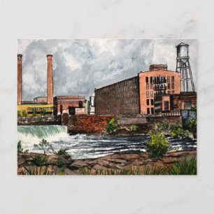 Columbus GA Phenix City AL landscape painting gift Postcard