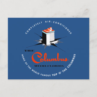 Columbus Hotel Miami Florida Postcard