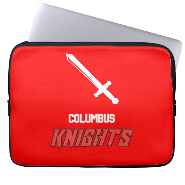 Columbus Knights Laptop Sleeve (Front)