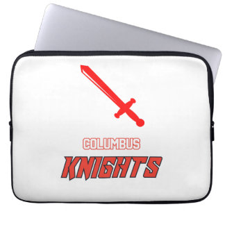 Columbus Knights white Laptop Sleeve
