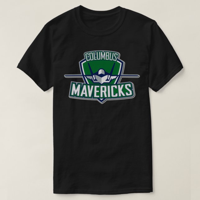 Columbus Mavericks Junior Hockey T-Shirt (Design Front)