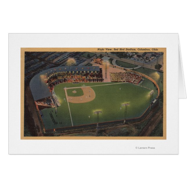 Columbus, OH - Aerial of Red Bird Baseball (Front Horizontal)
