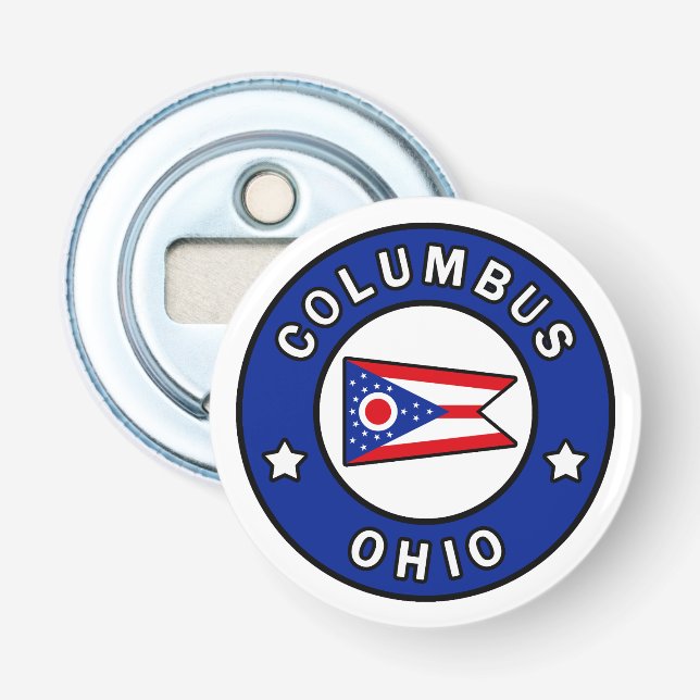Columbus Ohio Bottle Opener (Front)