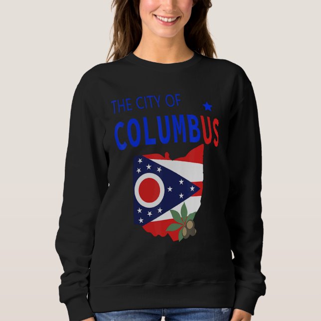 Columbus Ohio City Italian Pride Sweatshirt (Front)