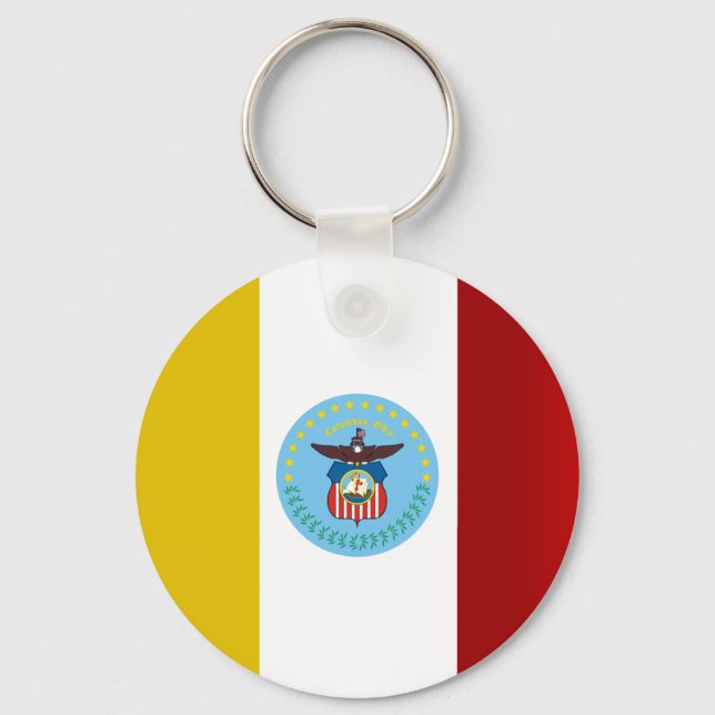 Columbus (Ohio) flag Keychain (Front)