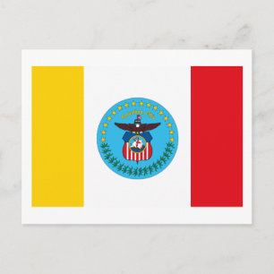 Columbus Ohio Flag Postcard