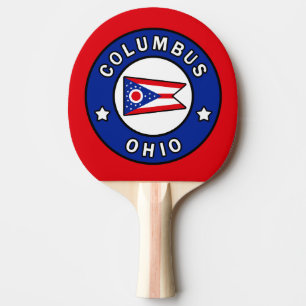 Columbus Ohio Ping Pong Paddle