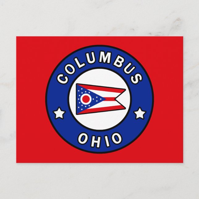 Columbus Ohio Postcard (Front)