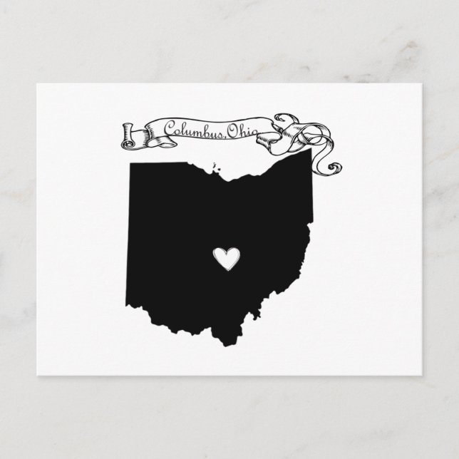 Columbus Ohio Postcard (Front)