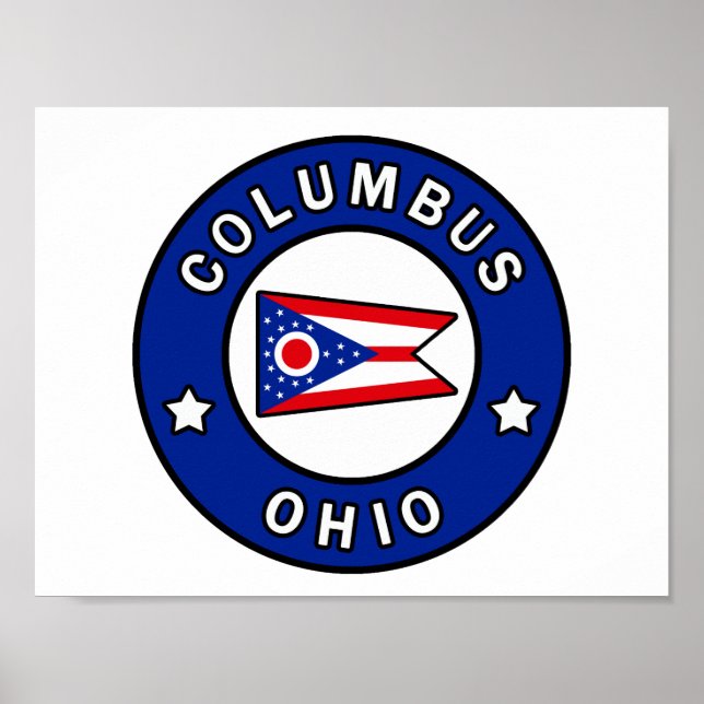 Columbus Ohio Poster (Front)