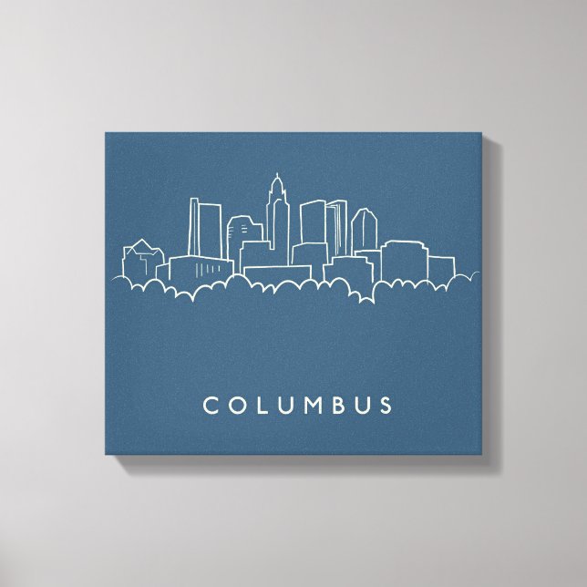 Columbus, Ohio Skyline Canvas Print (Front)