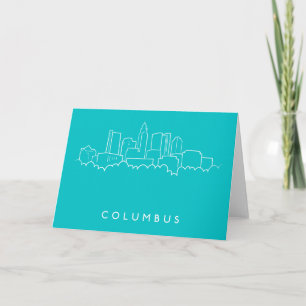 Columbus, Ohio Skyline Card