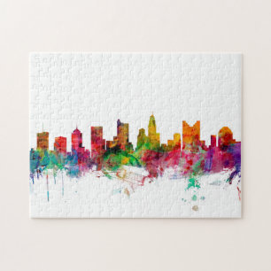 Columbus Ohio Skyline Jigsaw Puzzle