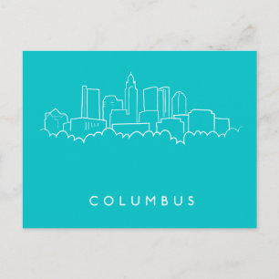 Columbus, Ohio Skyline Postcard
