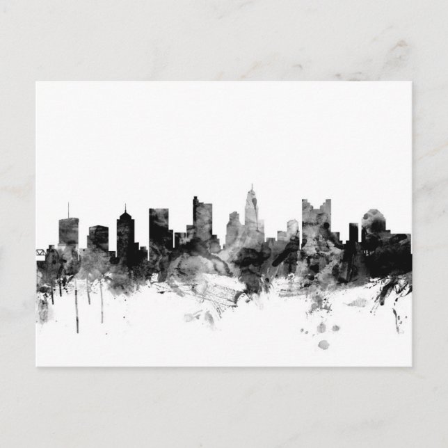 Columbus Ohio Skyline Postcard (Front)