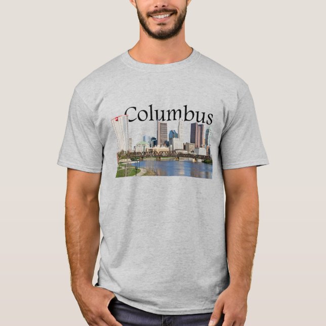 Columbus Ohio Skyline T-Shirt (Front)