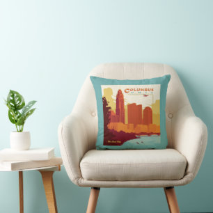 Columbus Ohio The Arch City Cushion