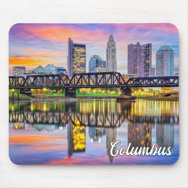 Columbus, Ohio, United States Mouse Mat (Front)