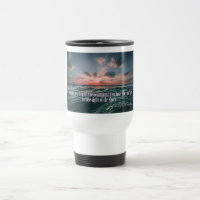Columbus Quote Sunset custom monogram mugs