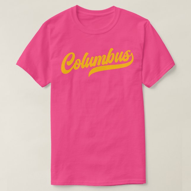 Columbus Retro Columbus Crew Soccer T-Shirt (Design Front)