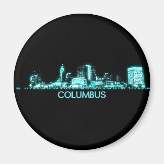 Columbus Skyline Magnet