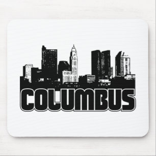 Columbus Skyline Mouse Mat