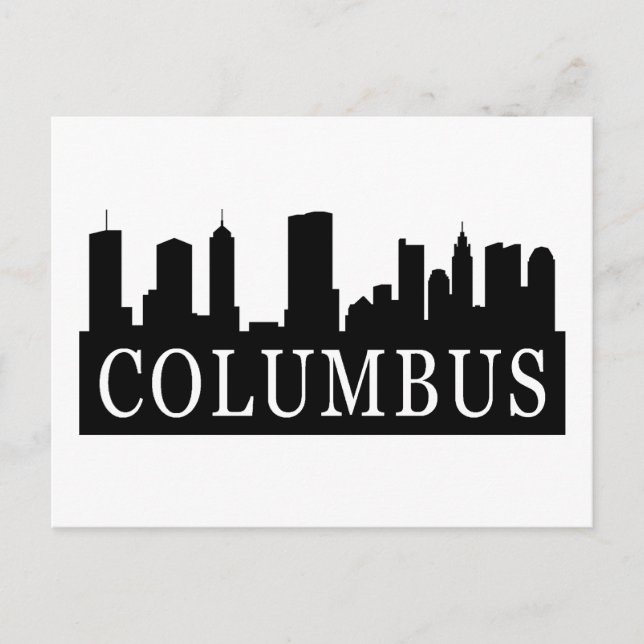 Columbus Skyline Postcard (Front)