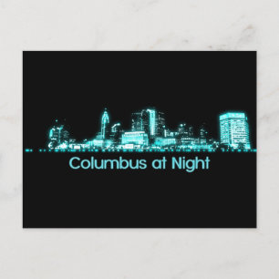 Columbus Skyline Postcard