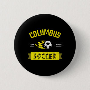 Columbus Soccer 2 Footll 6 Cm Round Badge