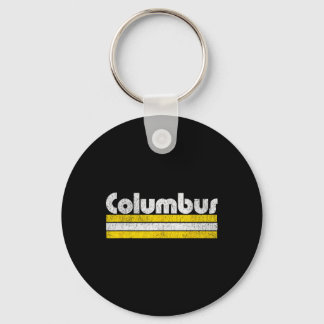 Columbus Soccer Vintage City  Key Ring