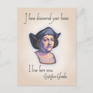 Columbus Your House Postcard