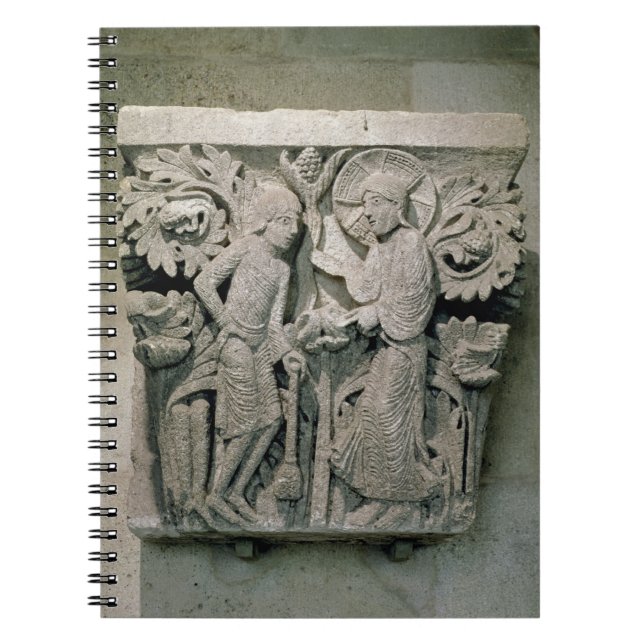 Column capital depicting Christ and James the Less Notebook (Front)